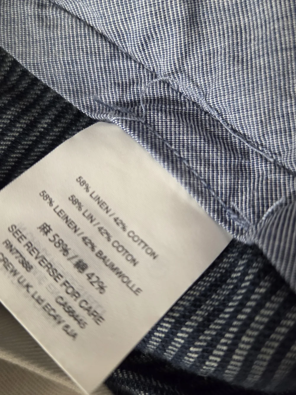 J. Crew Men's Navy‎ 31 Striped Flat Front Shorts
